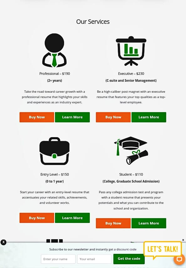 Resumeprime.com overview